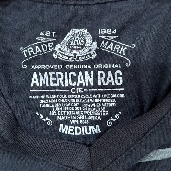 Men’s black Striped Tee Shirt - Picture 2 of 3